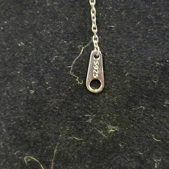 Dazzling Moissanite And 925 Silver Moon Pendant Necklace #40 - Picture 3 of 4